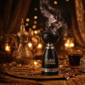 Suport De Ars Tămâie și Bakhoor Arabesc – Mabkhara Elegantă din Metal