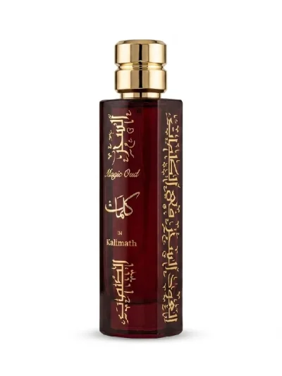 Parfum Magic Oud In Kalimath 100ml apa de parfum, parfum arabesc pentru femei si barbati. Un miros oriental lemnos, unic si sofisticat.